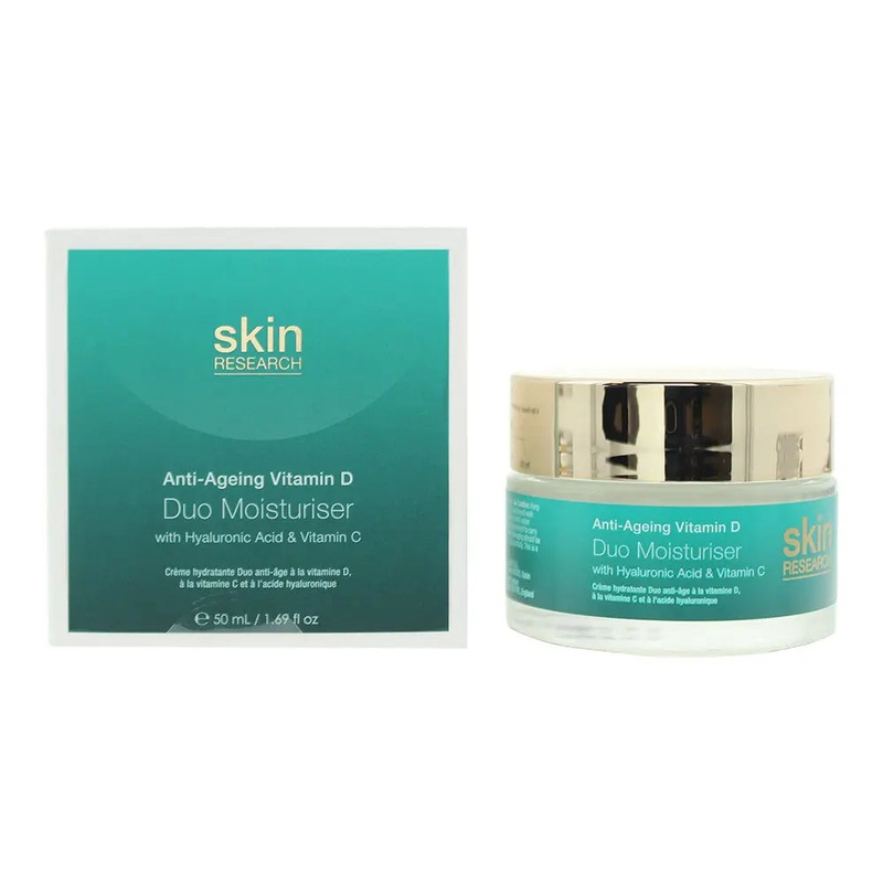 Skin Research Anti-Ageing Vitamin D With Hyaluronic Acid  Vitamin C Duo Moistur