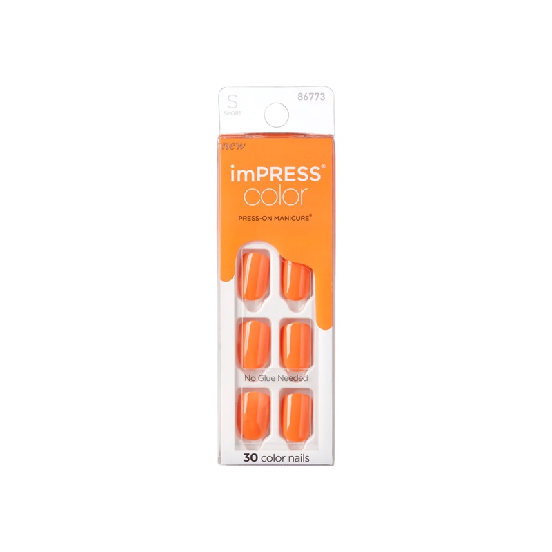 Kiss Impress Color 30 Short Nails 86773 Sweet Mango