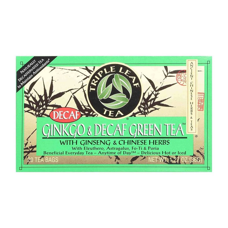 Ginkgo & Decaf Green Tea 20 sachets