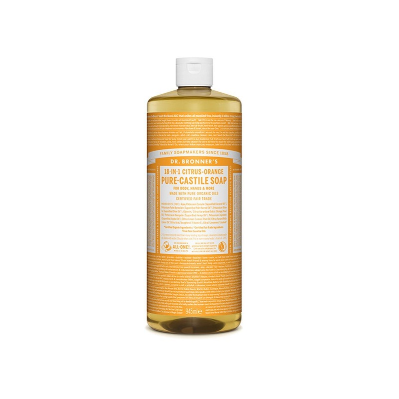 Liquid Soap Dr Bronner’s 18 in 1 Citrus Orange 945 ml