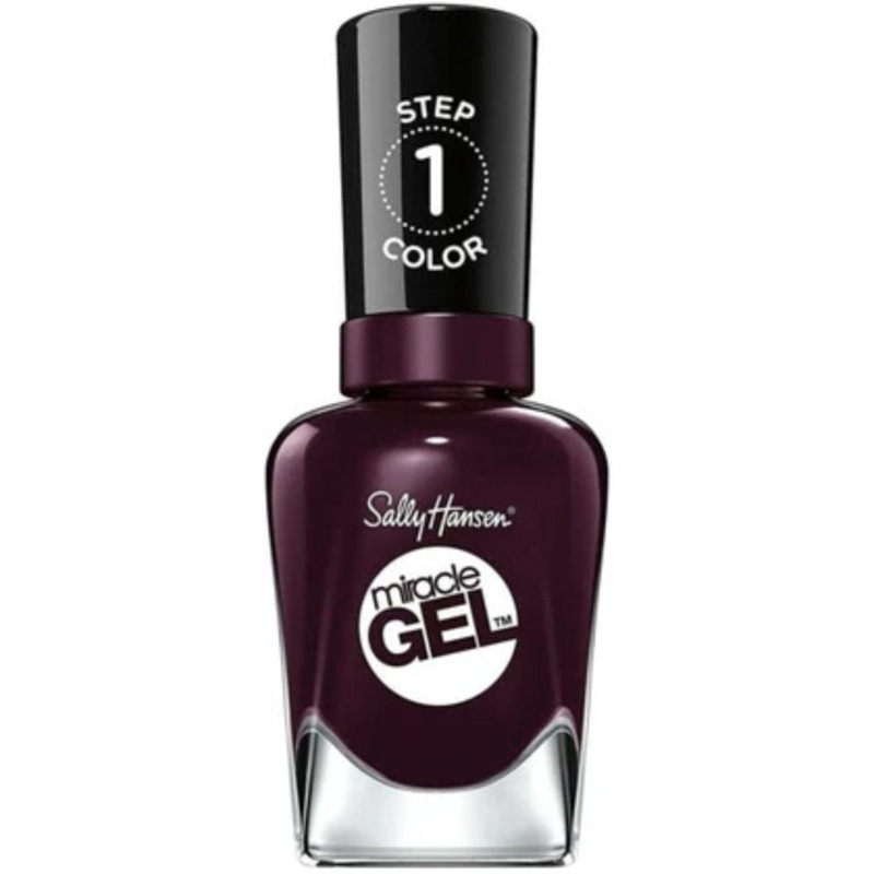 Sally Hansen Miracle Gel Nail Polish 492 Cabernet with Bae