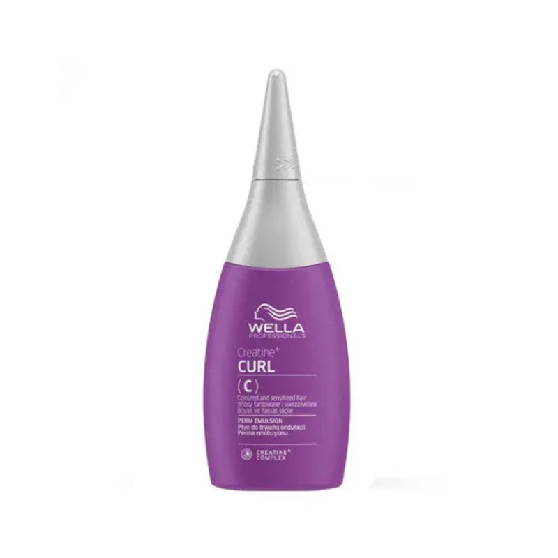 Wella Creatine+Curl Perm Emulsion for Coloured and Sensitized Hair 75ml