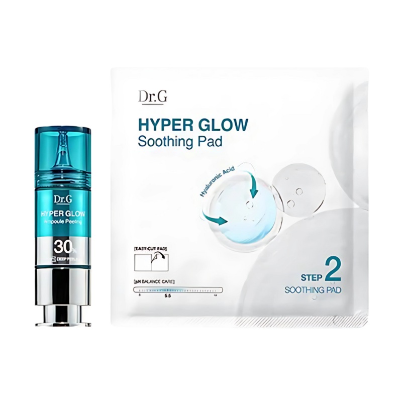 Dr.G Hyper Glow 30% Ampoule Peeling 2-Step Program (Ampoule Peeling 15ml + Soothing Pads 13g x 4 sheets)