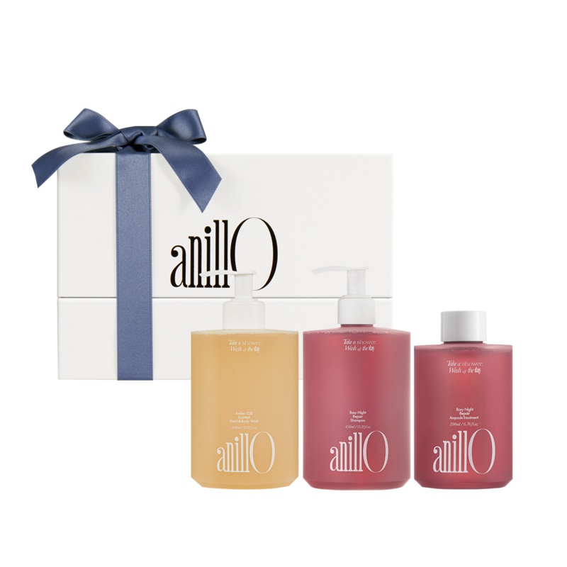 [Gift Packaging] anillO Rosy Night Hair & Body Gift Set