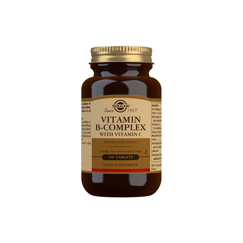 Vitamin B-Complex with Vitamin C Tablets 100 tablets