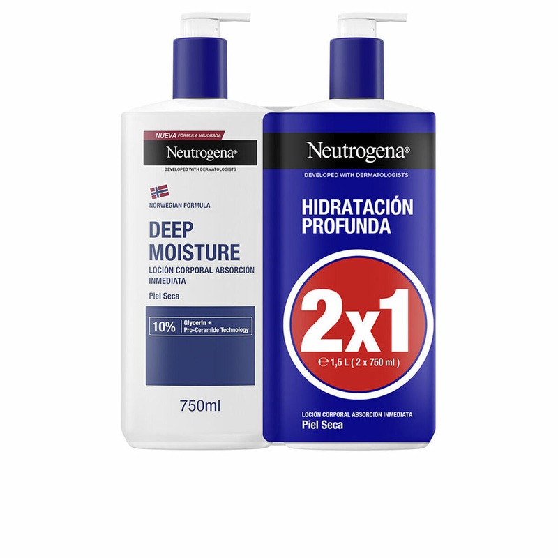 Body Lotion Neutrogena NEUTROGENA HIDRATACIN PROFUNDA 750 ml x 2