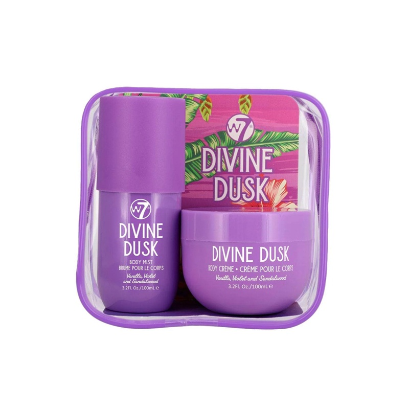 W7 Body Mist 100ml Divine Dusk & Body Creme Set