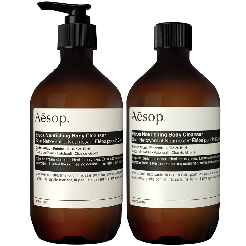 Eleos Nourishing Body Cleanser & Refill Duo