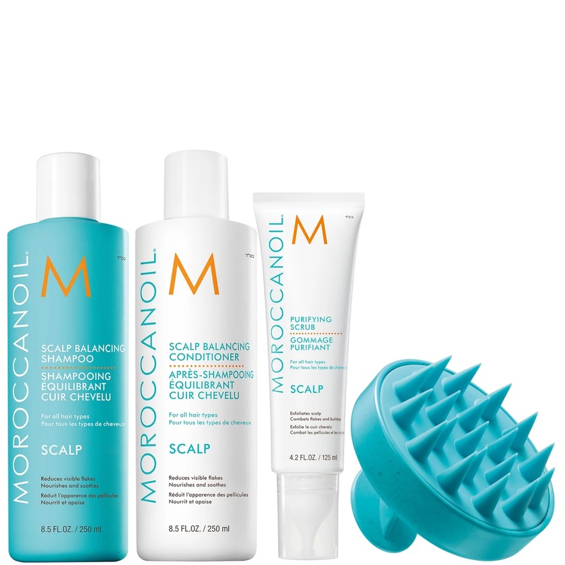 Moroccanoil Scalp Balancing Bundle + Free Scalp Brush (Worth 89.75)