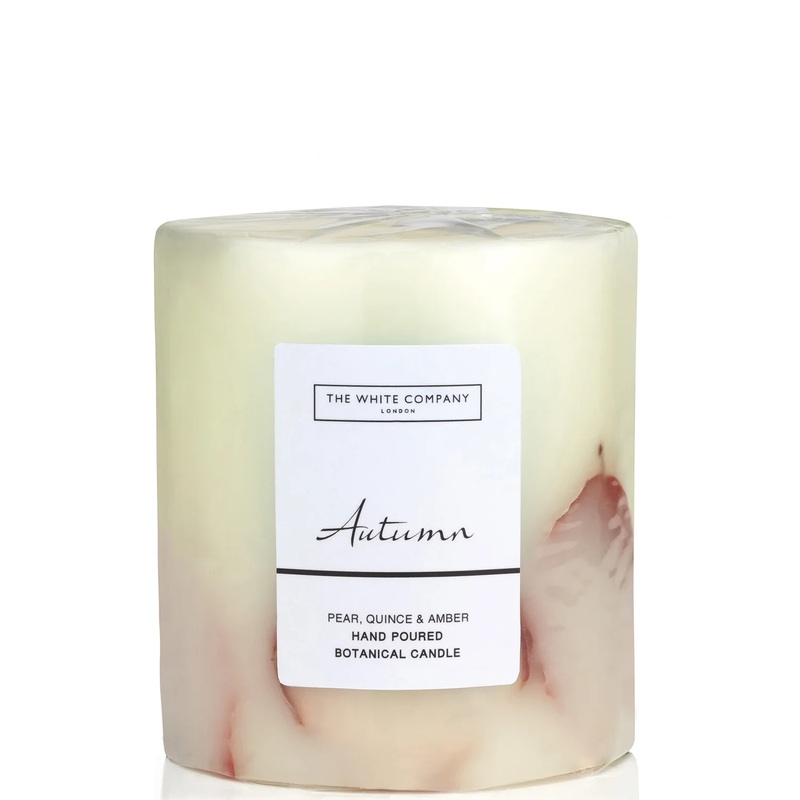 The White Company Autumn Medium Botanical Candle 725g