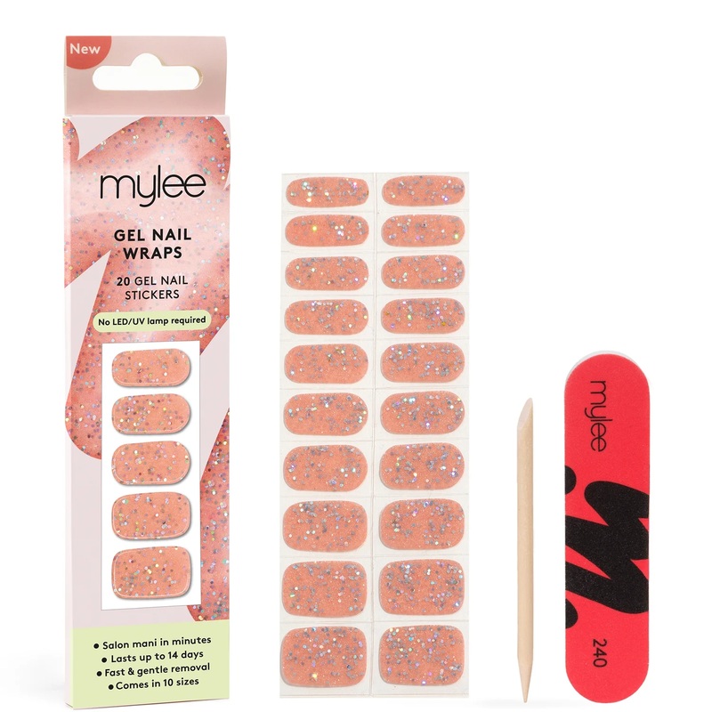 Mylee Gel Nail Wraps – Candy Floss
