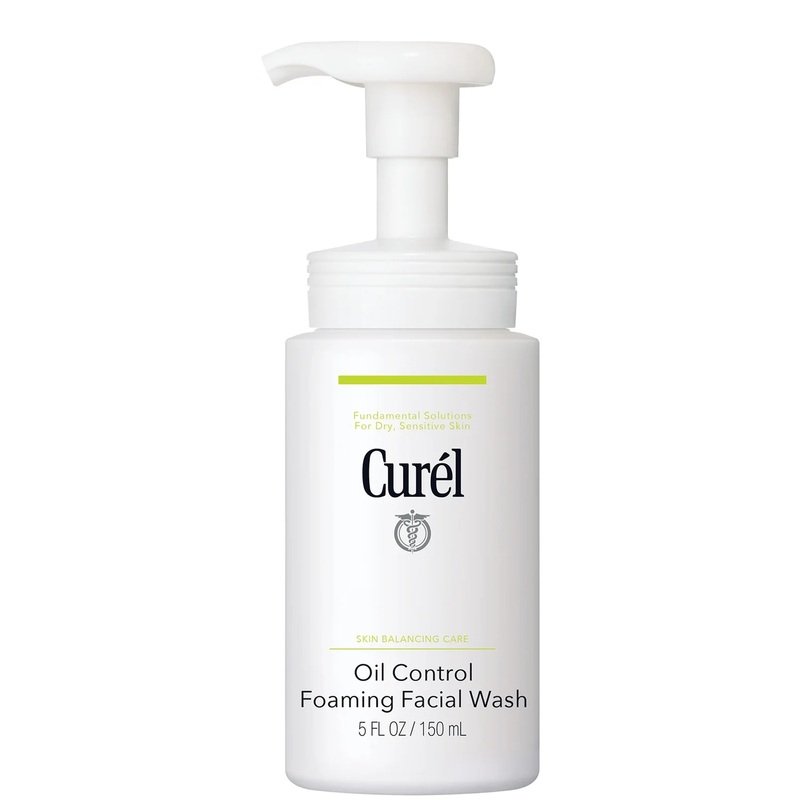 Curl Skin Balancing Care Oil Control Foaming Facial Wash for Sensitive Skin 150ml